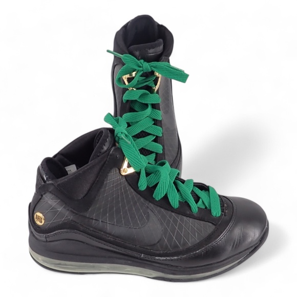 Nike Air Max LeBron James Men's Shoes Size 8.5 Black High Tops 375664-001 - Picture 2 of 16